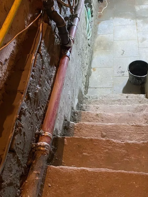 Sanierung Treppenabgang